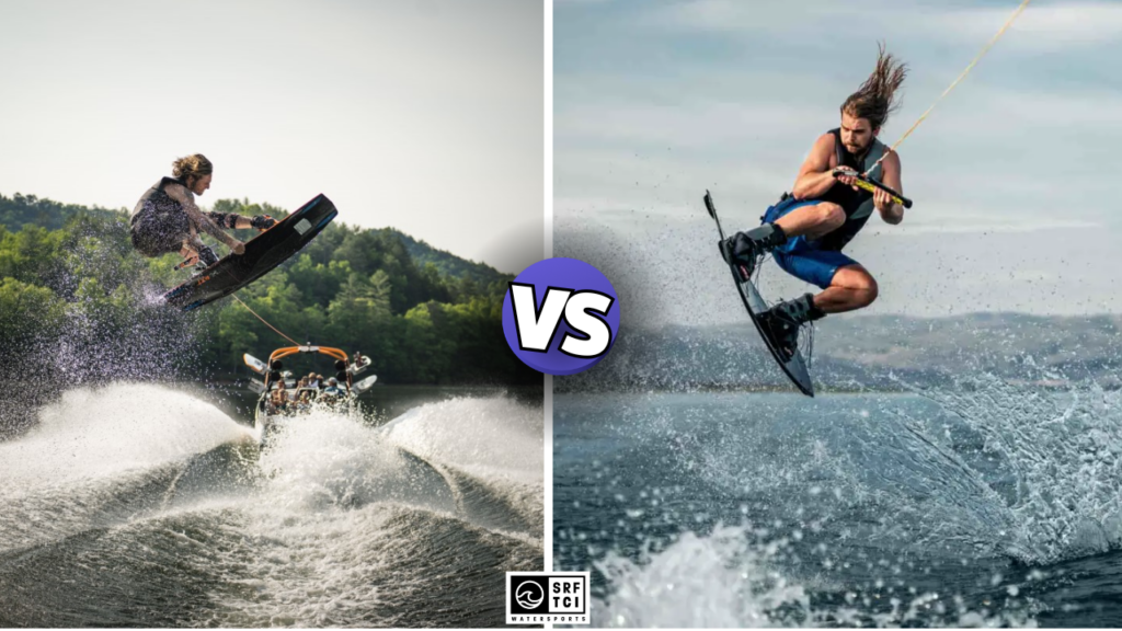 Wakeboarding vs Wakesurfing